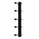 Cappio CVP014 hanger, metal, five -rose, black color