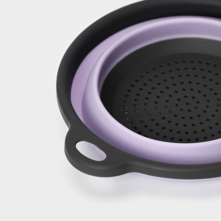 A colander of the folding shade "Wave", d = 20 cm, lilac color-2