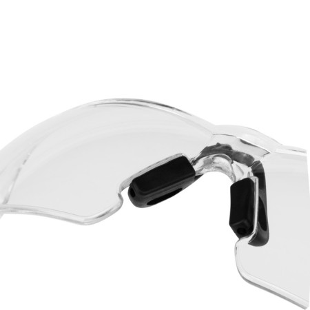 Protective glasses Denzel 89191, open, polycarbonate, transparent lens, 2x comp. hugs-2