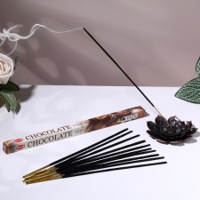 Благовония HEM "Сhocolate. Шоколад", 8 палочек в упаковке, четырёхгранник