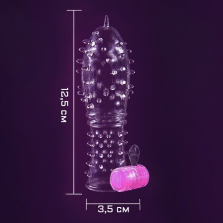 Massage Oka-Fucking Nazadka, ribbed with antennae, with clitoris vibroostimulation, silicone-4