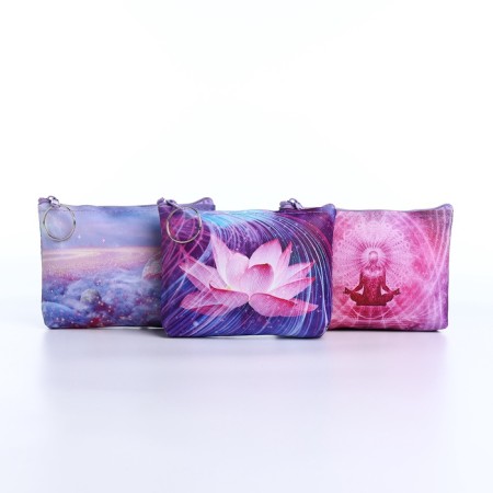 Monetnik's wallet with a zipper, color mix-1