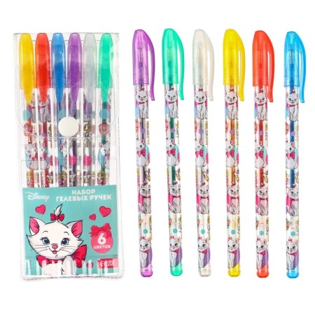 Ballic handle with sparkles, 6 colors, cats aristocrats-6