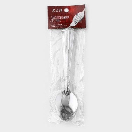 Dessert tablespoons made of stainless steel "Vanessa", length 17.5 cm, 12 pcs-4