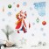 Interior sticker with the luminous layer of the "Magic New Year", 21 x 29.7 cm, New Year