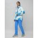 Ski suit female, size 42, blue color