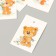 Cardboard "Flowers 02" set 10 pcs (5 types) 4x6 cm
