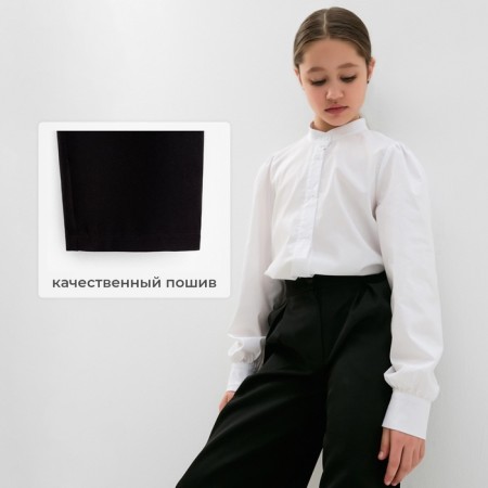 Брюки для девочки MINAKU, цвет чёрный, рост 152 см-1