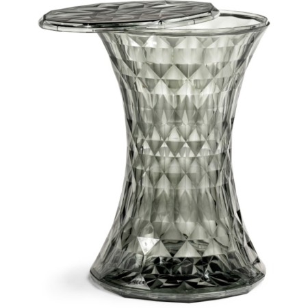 Coffee table Butto plastic, black 30x30x47 cm-1