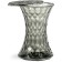Coffee table Butto plastic, black 30x30x47 cm