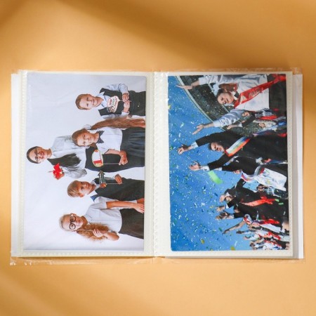 Photo album for graduation 36 photos in the soft cover "Our friendly class"-3