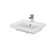 The built -in sink Cersanit Moduo 50, with 1 hole for the mixer, white
