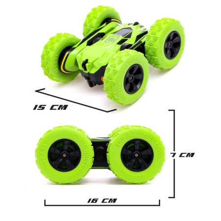 Radio-controlled car-controlled “Tricky” car, works on the battery, the color is green-1