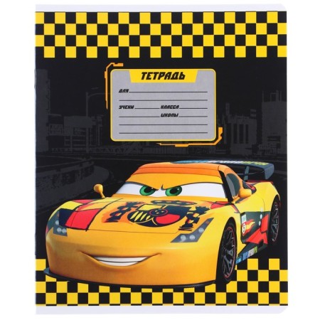 Notebook in a ruler of 12 sheets, 5 types of mix, cover coated cardboard, cars-8