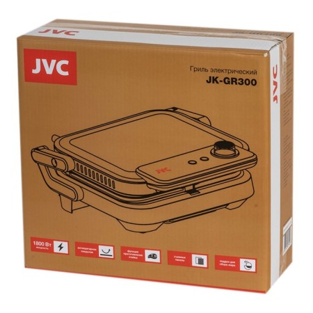 Grill JVC JK-GR300 electric, 1800 watts, anti-stick coating, 28x21.2 cm-1