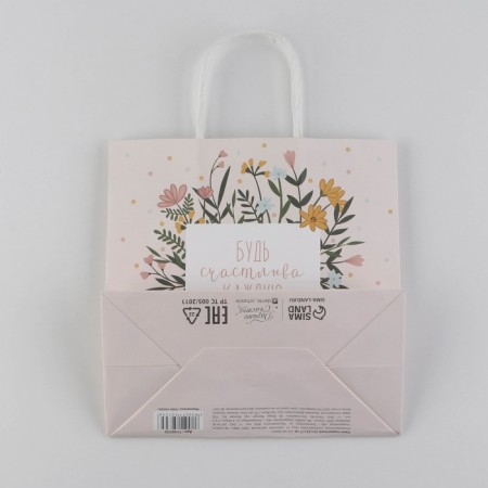 Gift package, packaging, "Happiness", 22 x 22 x 11 cm-3
