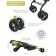 Stroller walking children's indigo bono, folds into a cane, detachable bumper, lemon color