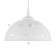 Lamp Bayerlux cap "Silvy" 1 lamp E27 40W d.250