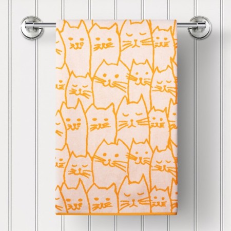 Trick Tensor Guten Morgen Kittens, 450 gr, size 70x130 cm, color orange color-1