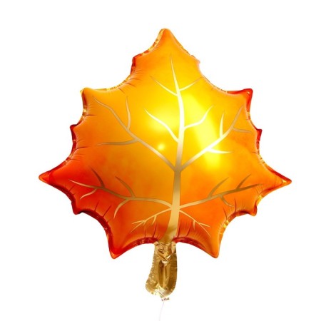 Foil ball 25 "Yellow leaf"
