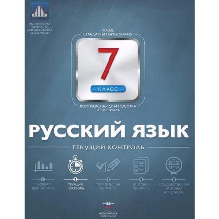 Verification work. Russian language. Current control + liner grade 7. Tsybulko I.P.
