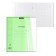 Aunt 48 sheets in the Erichkrause Coverpro Neon Classica, a plastic cover, an offset unit, whiteness is 100%, green