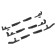 Set of fasteners for rival thresholds for Geely Tugella I generation 2020-n.p
