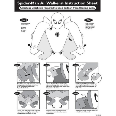Foil ball 36 "Spider-Man", walking-2