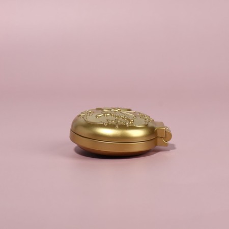 Massage comb “mother -of -pearl butterfly”, folding, with a mirror, d = 6 cm, color mix-6
