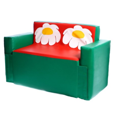 Game set of furniture "Sun", 2 chairs, puff, sofa, mix-1