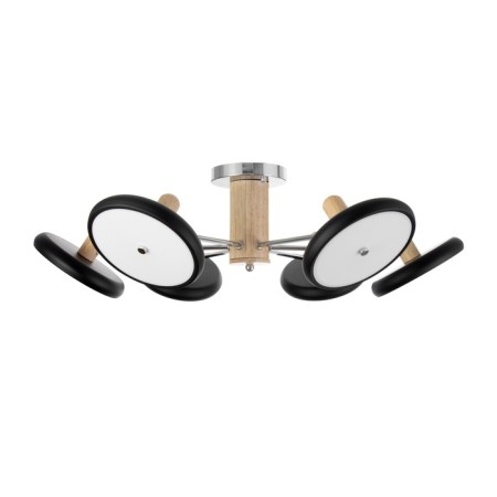 Julia chandelier 6xLED 144W 3000-6000K black-chromium 80x80x22 cm-6