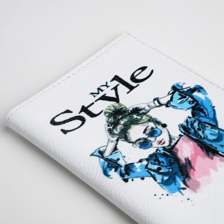 Cover for passport, white color-3