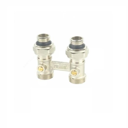 Connecting unit of the radiator OGINT 022-4041, 1/2 "X3/4, PN 10, for a two-pipe system, straight