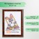 Photo frame plastic 15x21 cm dark nut (282)