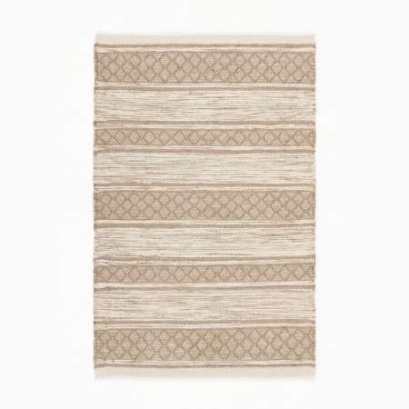 Carpet Ethel Stripes 60*90cm, 50% cotton/ 50% juts, 1550 g/ m2