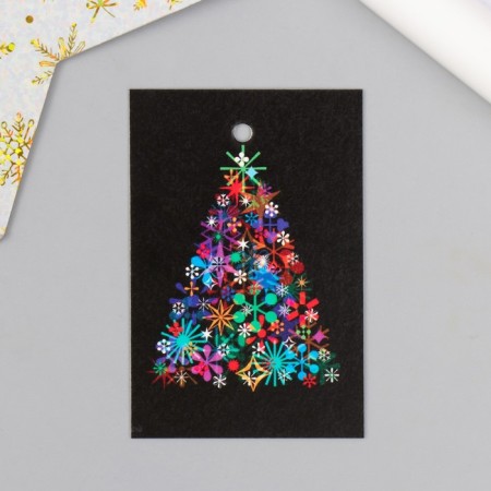 Cardboard "Christmas tree" 4x6 cm