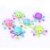 Ball children's rubber hood "Medusa", rubber, light, color mix