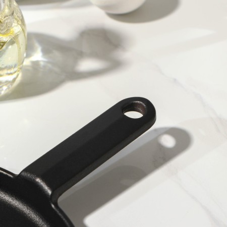 Pan -cast -iron “circle”, d = 20 cm, cast -iron handle-3