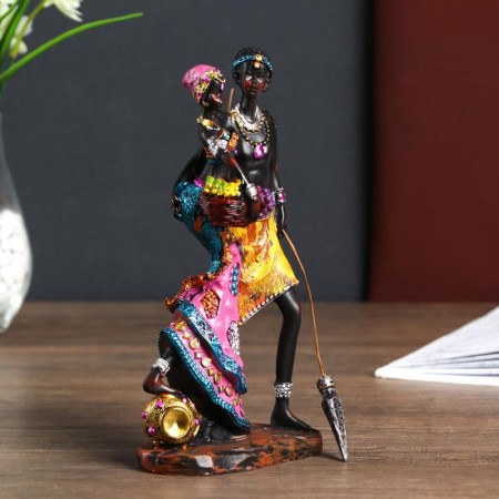 Polystone souvenir "Par from Nairobi" MIX 21.5x6x10 cm-1