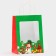 Gift package with the window "Snowman" 19 x 26 x 13 cm, green