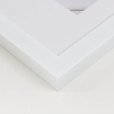 Photo frame Plastic "Mira" 20x25 cm, 641861-7, white (plastic screen)-2