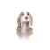 Soft toy Gulliver dog, gray-white color, 22 cm