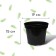 Pot for seedlings, 3 l, d = 19 cm, h = 15 cm, black, greengo