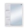 Bathroom mirror "Standard 55", left, 70 cm x 55 cm x 12 cm