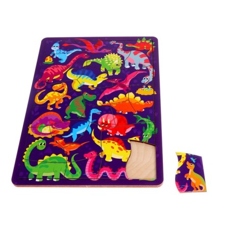 Board game "Dinosaurs", puzzle and training book-1