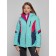 Ski jacket women's winter, size 48, turquoise color