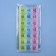 Tabbler-Oorganizer "Week", morning/day/evening, 21.5 × 9 × 2 cm, 21 section, in the box, multi-colored