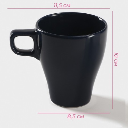 Coramic deed COFFEE BREAK, 280 ml, blue color-1
