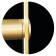 Wall lamp Mantra Tobago, LED, 760LM, 3000K, 103x55x900 mm, gold color