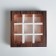 Box for sweets, confectionery packaging, 9 cells, “tree” 14.5 x 14.5 x 3.5 cm